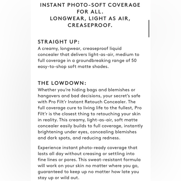 Fenty Pro Filt’r Instant Retouch Concealer (Shade #170) + Concealer Brush - Picture 11 of 12